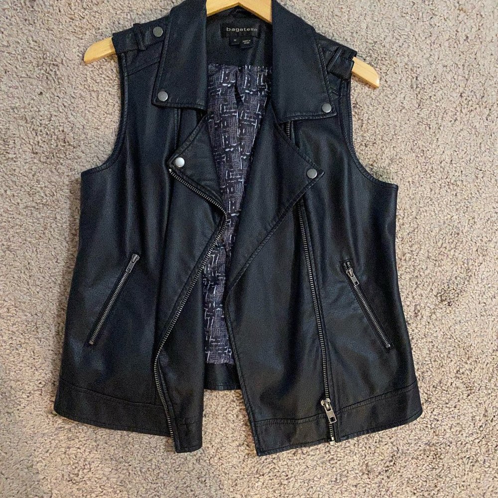 Women's Bagatelle NYC Leather Vest